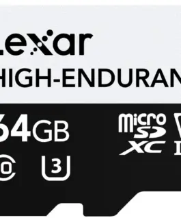 Lexar microSD High Endurance card 64GB C10 A1 U1 V30 100/35MB/s
