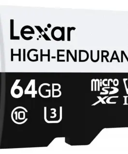 Lexar microSD High Endurance card 64GB C10 A1 U1 V30 100/35MB/s
