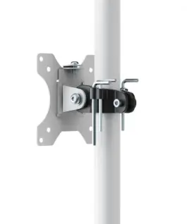 Maclean CPU монитор cart stand on wheels