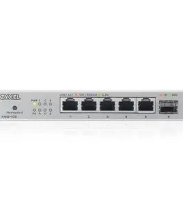 Alternative view of Zyxel 5-Port 2.5G Unmanaged Switch with 10G Uplink XMG-105-ZZ0101F