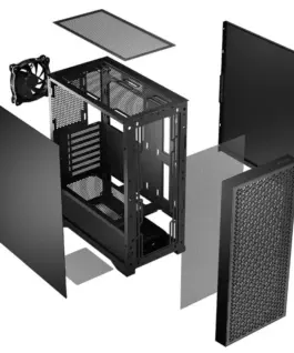Logic Concept Компютър case Dart Pro Solid Midi черен
