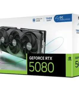 Alternative view of PNY видео карта GeForce RTX5080 OC 3F 16GB 256-bit 960GB/s