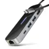 AXAGON HMC-6GLN multiport hub USB-C LAN HDMI PD100W