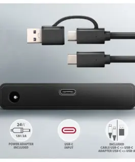 AXAGON адаптер USB-C ADSA-FPX 10Gbps SATA 6G 2.5/3.5 inches SSD/HDD FASTPORT X