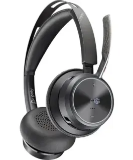 Alternative view of POLY  Voyager Focus 2 Microsoft Teams Certified USB-C-C Headset +USB-C/A адаптер +Charging Stand 9T9J6AA