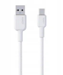 AUKEY AUKEY CB-NAC1 бял Nyl on кабел USB C – USB A