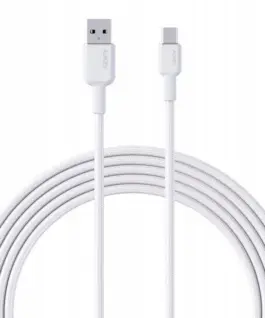 AUKEY AUKEY CB-NAC1 бял Nyl on кабел USB C – USB A