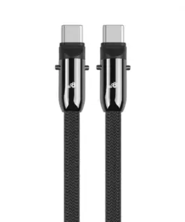 TB 2in1 USB C кабел 1m черен