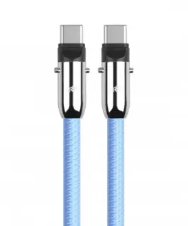 TB 2in1 USB C кабел 1m blue