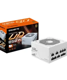 Gigabyte захранващ блок UD850GM PG5 850W 80PLUS GOLD PFC ATX бял
