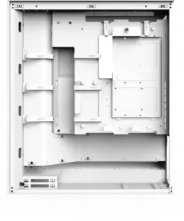 NZXT кутия за компютър NZXT H7 FLOW RGB MIDI бял
