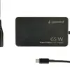 Gembird универсално зарядно 65W USB-C fast зарядно черен