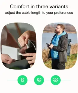 Green Cell кабел USB-C-USB-C PowerStream 100W braid 0.3m черен