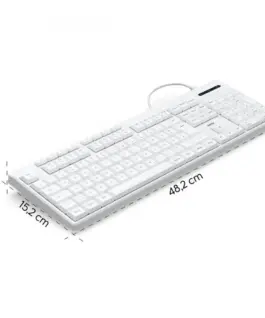 Alternative view of Hama wiчервен клавиатура CK-200 бял