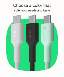 Green Cell кабел USB-C-USB-C PowerStream 100W braid 0.3m бял