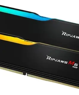 G.SKILL памет PC DDR5 32GB (2x16GB) Ripjaws M5 RGB 5200MHz CL40 XMP3 черен