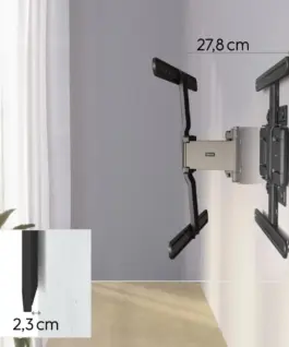 Hama Fullmotion ultraslim TV wall bracker 600×400