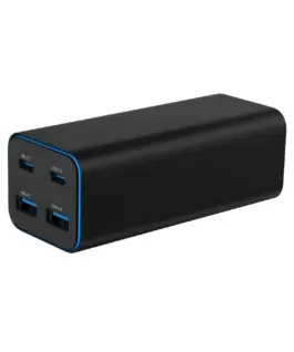 Alternative view of Gembird универсално зарядно 100W GaN 2xUSB-A 2xUSB-C fast зарядно черен