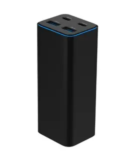 Gembird универсално зарядно 100W GaN 2xUSB-A 2xUSB-C fast зарядно черен - Image 3