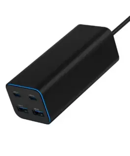 Gembird универсално зарядно 100W GaN 2xUSB-A 2xUSB-C fast зарядно черен - Image 5