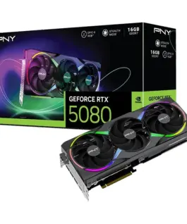 PNY видео карта GeForce RTX 5080 3F ARGB 16GB VCG508016TFXXPB1