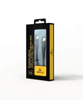 Alternative view of Gembird Type-C Power Delivery (PD) кабел за зареждане и данни черен