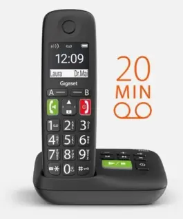Alternative view of Gigaset Gigaset E290A cordless telephone with digital answering machine