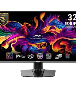 MSI Monitor 31.5 inches MPG 321URX QD-OLED QD-OLED/LED/UHD/Flat/240Hz/черен
