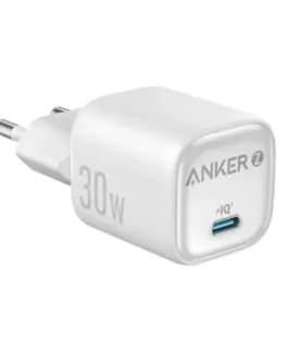 Anker зарядно 30W USB-C бял