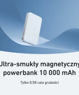 Anker MagGo induction външна батерия 10000mAh бял