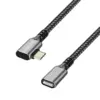 LogiLink USB3.2 Gen2 Type-C to USB-C/F PD AV 0.5m