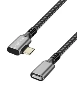 LogiLink USB3.2 Gen2 Type-C to USB-C/F PD AV 0.5m
