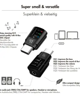 LogiLink USB-C DAC audio адаптер with EQ
