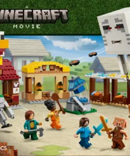 Alternative view of LEGO Конструктор Minecraft 21273 Atak balonowego Ghasta na wioskę