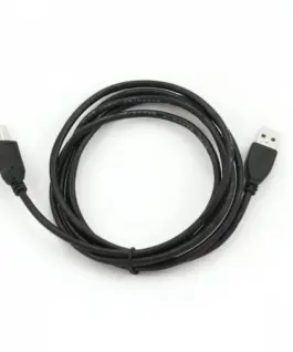 Gembird USB кабел 2.0 Type AB AM-BM 1.8m черен