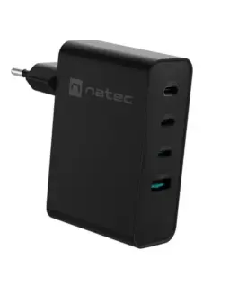 Natec USB зарядно Ribera GAN 3xUSBC + USBA 100W
