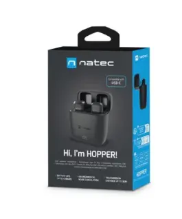 Alternative view of Natec Mobile microphone HOPPER lavalier wireless lightning