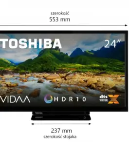 Alternative view of Toshiba TV LED 24 inches 24WV3F63DG