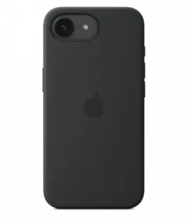 Alternative view of Apple Silicone case for iPhone 16e - черен
