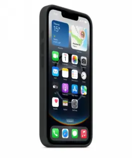 Apple Silicone case for iPhone 16e – черен