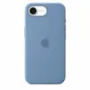 Apple Silicone case for iPhone 16e - Winter Blue