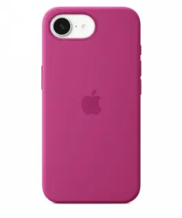 Apple Silicone case for iPhone 16e - Fuchsia