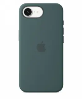 Apple Silicone case for iPhone 16e - Lake зелен