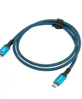 Alternative view of Lanberg Кабел USB-C M/M USB4 2M 240W 8K 60HZ черно-син