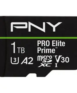 PNY памет card microSDXC Elite Prime 1TB + адаптер SD
