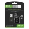 PNY памет card microSDXC Elite Prime 128GB + адаптер SD + USB-A card reader