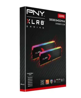 Alternative view of PNY памет DDR5 XLR8 RGB 32GB (2x16GB) 6400 C36