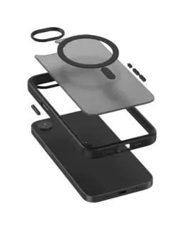 Alternative view of CRONG Case iPhone 16e MagSafe черен