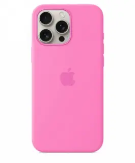 Apple iPhone 16 Pro Max Silicone Case with MagSafe – Peony