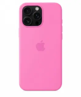 Apple iPhone 16 Pro Max Silicone Case with MagSafe – Peony